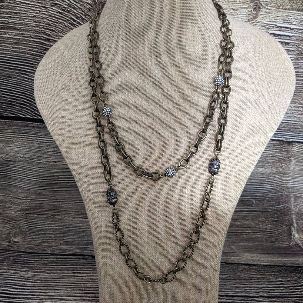 Chloe + Isabel Heirloom Chain And Pave Necklace